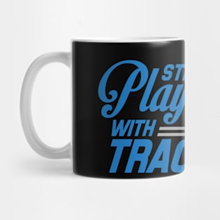 Still plays with tractors Mug